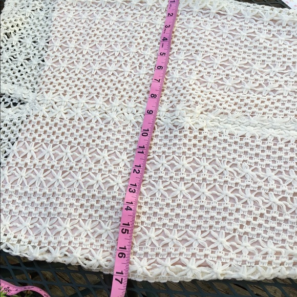 SZ 4 FREE PEOPLE CROCHET LINED PENCIL SKIRT - Picture 12 of 14